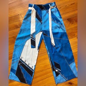 j crew size 4 silk flare pants